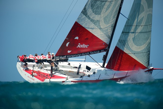 Day 3 - TP52 Race. Quantum Racing (USA), the fleet race of the Cascais Trophy, Audi MedCup Circuit.  © Chris Schmid/ Eyemage Media (copyright) http://www.eyemage.ch